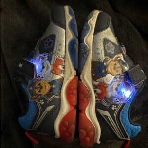 Kids Light-Up Paw Patrol Shoes - Blue and Red